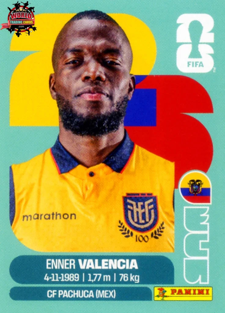 Cromo de Enner Valencia - Ecuador #13
